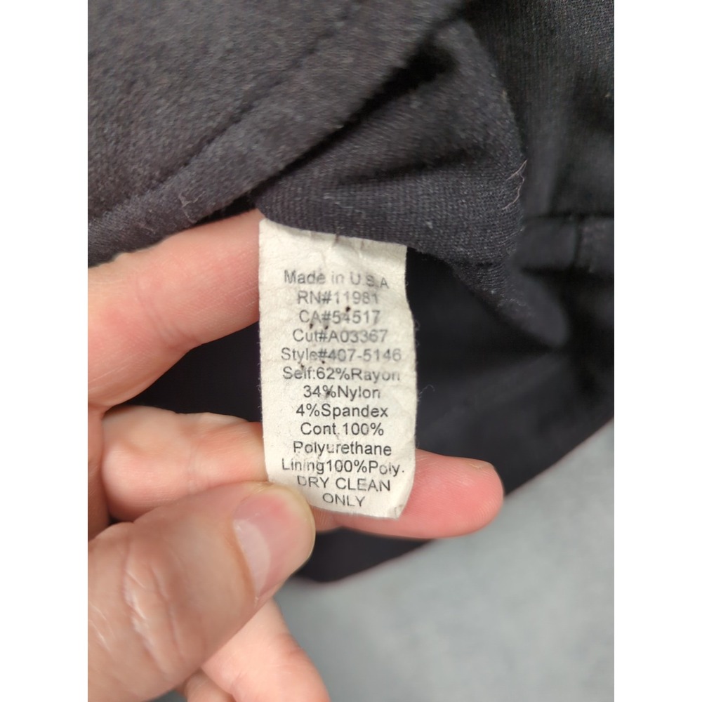 Bailey‎ 44 Jacket Wrap Motorcycle Black 5-Button Faux Leather Women XS - Picture 3 of 9